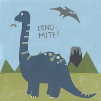 Dino-mite II Framed Print