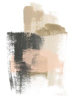 Blush Abstract IX Framed Print