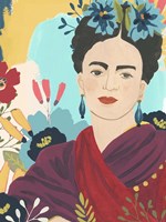 Frida's Garden II Framed Print