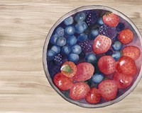 Bowls of Fruit III Framed Print