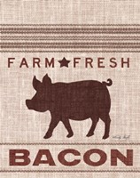 Grain Sack Bacon Framed Print
