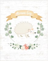 Sweet Little Hedgehog Framed Print