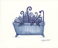 Breathe Tub Framed Print