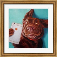 Dog Selfie Fine Art Print