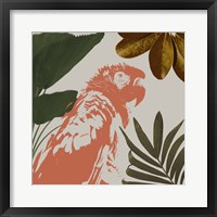Graphic Tropical Bird I Framed Print