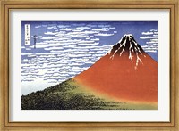 Red Fuji/Fine Wind, Clear Morning Fine Art Print