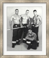 Latino Firefighters Fine Art Print