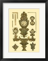 Antique Decorative Clock I Fine Art Print