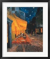 The Cafe Terrace on the Place du Forum, Arles, at Night, c.1888 Fine Art Print