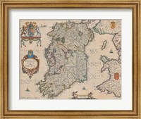 Hibernia Regnum Vulgo Ireland Fine Art Print