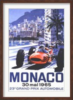 Grand Prix Monaco 30 Mai 1965 Fine Art Print