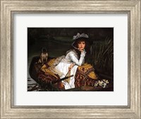 Lady in a Boat Fine Art Print