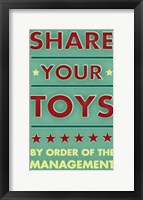 Share Your Toys Fine Art Print