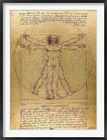 Vitruvian Man Fine Art Print