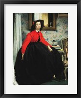 Young Lady in a Red Jacket Fine Art Print