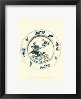 Blue & White Porcelain Plate VI Fine Art Print