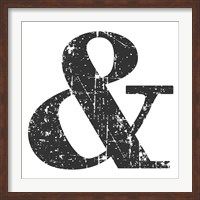 Black Ampersand Fine Art Print