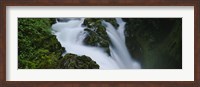 High angle view of a waterfall, Sol Duc Falls, Olympic National Park, Washington State, USA Fine Art Print