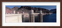 Dam on the river, Hoover Dam, Colorado River, Arizona, USA Fine Art Print