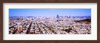 Houses in a city, San Francisco, California, USA 2012 Fine Art Print