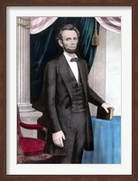 President Abraham Lincoln -Civil War Era (color) Fine Art Print