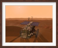 Artist's Concept of a Martian Rover Fine Art Print