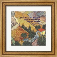 Great Things -Van Gogh Quote 4 Fine Art Print