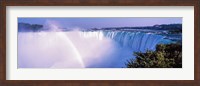 Horseshoe Falls with Rainbow, Niagara Falls, Ontario, Canada Fine Art Print