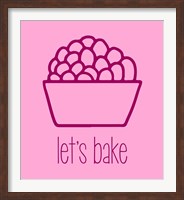 Let's Bake - Dessert II Pink Fine Art Print