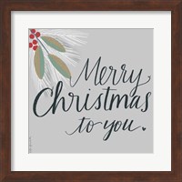 Merry Christmas to You Fine Art Print