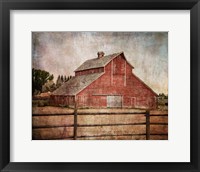 York Road Barn Framed Print