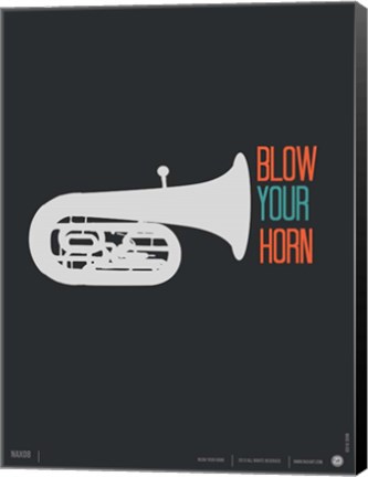 Framed Blow Your Horn Print