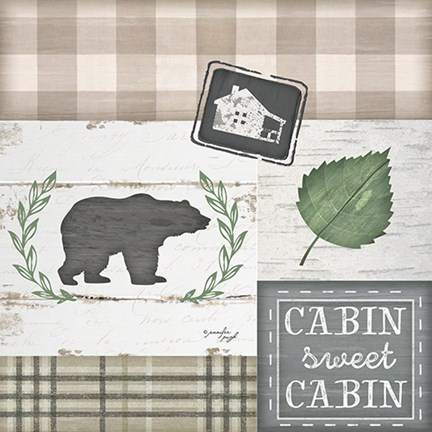 Framed Cabin Sweet Cabin Print