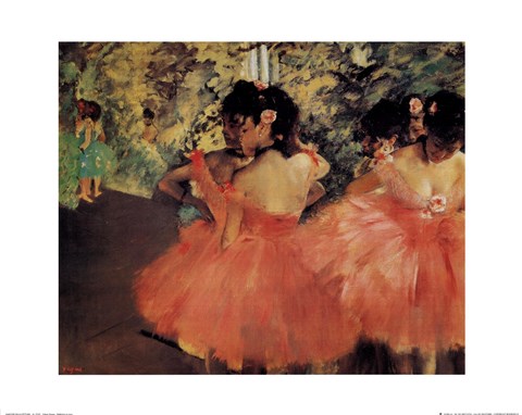 BALLERINE IN ROSA Fine Art Print by Edgar Degas at FulcrumGallery.com