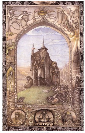 Lord of the Rings, animated - style D Fine Art Print by Unknown at  FulcrumGallery.com
