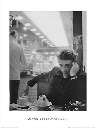 James Dean, NYC, 1955 Fine Art Print by Dennis Stock at FulcrumGallery.com