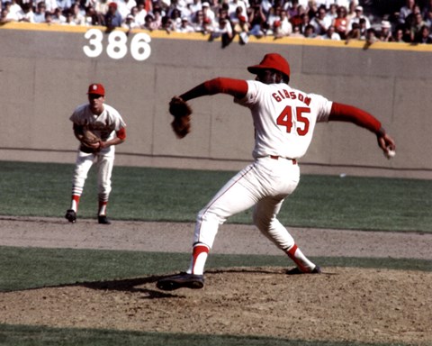 Bob Gibson 1967 World Series #125 Fine Art Print by Unknown at  FulcrumGallery.com