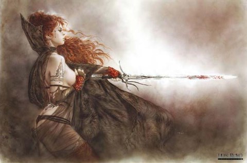 Red Sonja Wall Poster by Luis Royo at FulcrumGallery.com