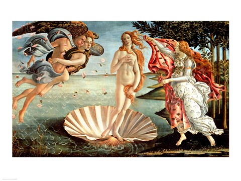 The Birth of Venus Fine Art Print by Sandro Botticelli at FulcrumGallery.com