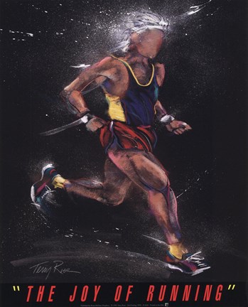 The Joy of Running Fine Art Print by Terry Rose at FulcrumGallery.com