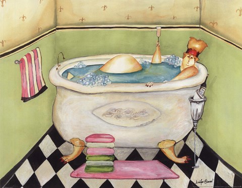 Bathing Lady II Fine Art Print by Jennifer Garant at FulcrumGallery.com