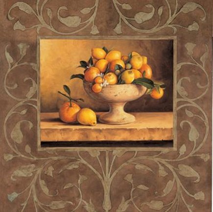 Framed Oranges And Lemons Print