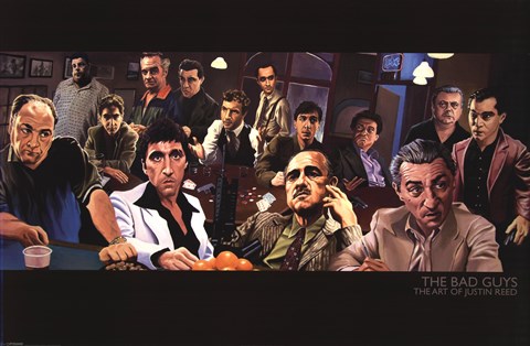 The Bad Guys Wall Poster by Justin Reed at FulcrumGallery.com