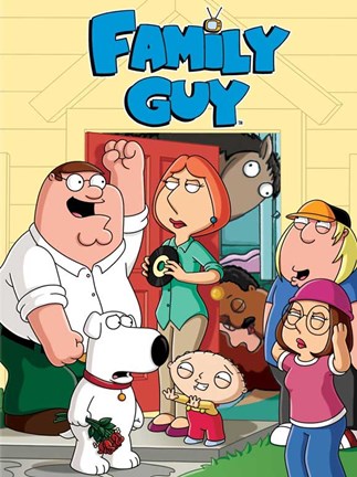 Family Guy Cast Fine Art Print by Unknown at FulcrumGallery.com