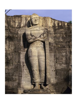 Statue of Buddha carved in a rock, Gal Vihara, Polonnaruwa, Sri Lanka Fine  Art Print by Unknown at FulcrumGallery.com