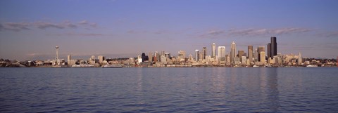 Framed Seattle, Washington from the Water Print