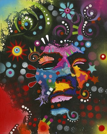 Jimi Hendrix Fine Art Print by Dean Russo at FulcrumGallery.com