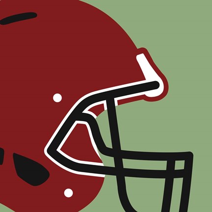Football Close-ups - Helmet Fine Art Print by Sports Mania at ...
