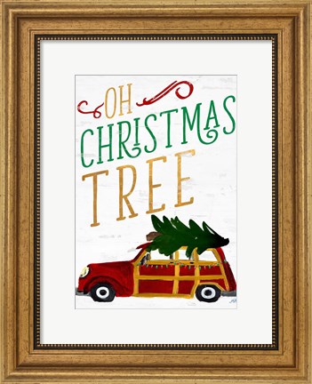 Framed Oh Christmas Tree Print