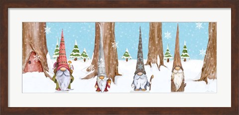 Framed Gnome Family Print